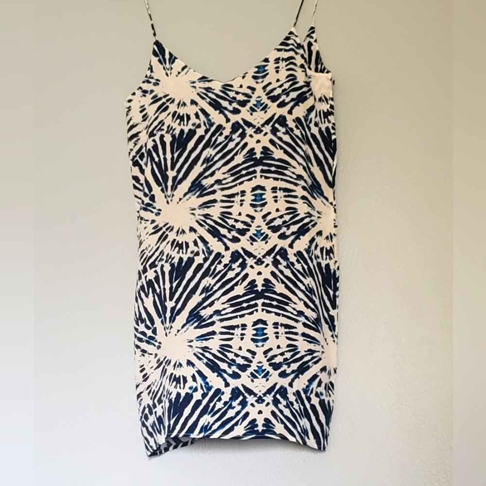 EUC Mikoh Costa Rica Tie Dye Silk mini slip dress / cover up Size XS-S - Picture 3 of 6